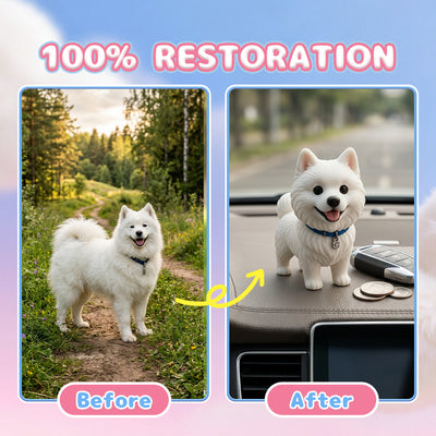 Personalized 3D Dog Cat Statue – From Your Photo
