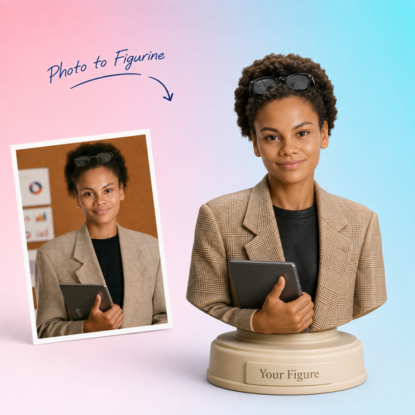 Custom Personalized Bust From Your Photo