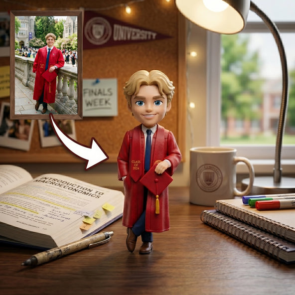 Custom 3D Grad Miniature – Perfect Gift for Class of 2026
