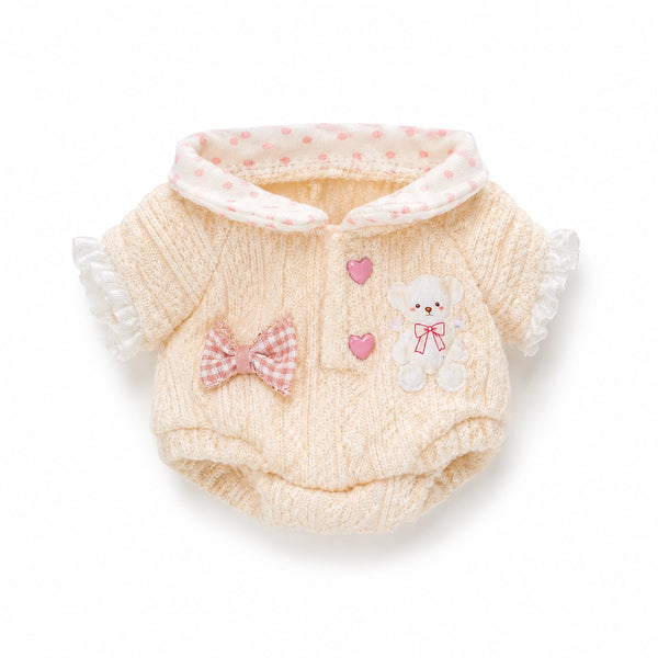 Cozy Teddy Knit Romper