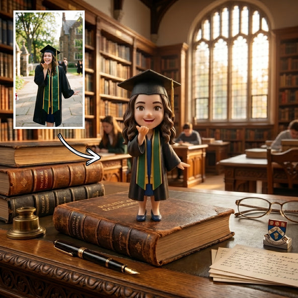 Graduation Memory 3D Doll – Personalized Photo Sculpture