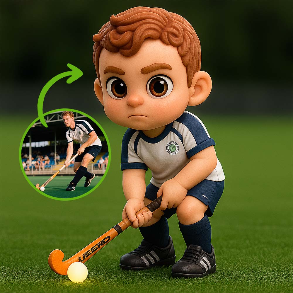 Custom 3D Figurine From Photo  NHL Gift for Ice Hockey Players Personalized Hockey Trophy