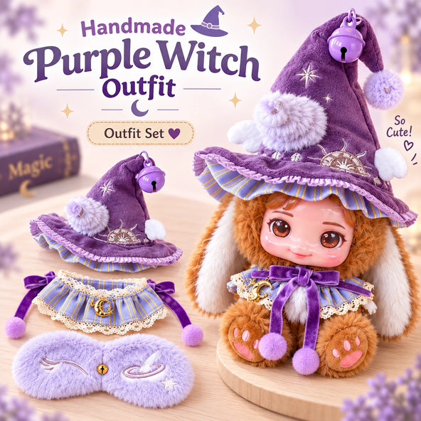 Handmade Purple Witch Outfit