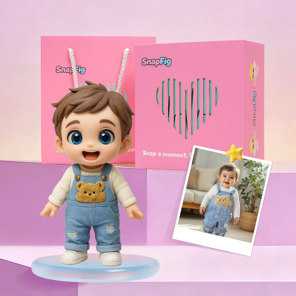 Custom Kids & Parent-Child 3D Figurine - Milestone Keepsake