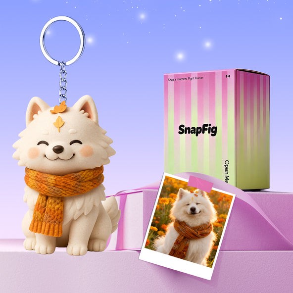 Custom 3D Pet Figure Keychain & Bag Charm - Take Them Everywhere