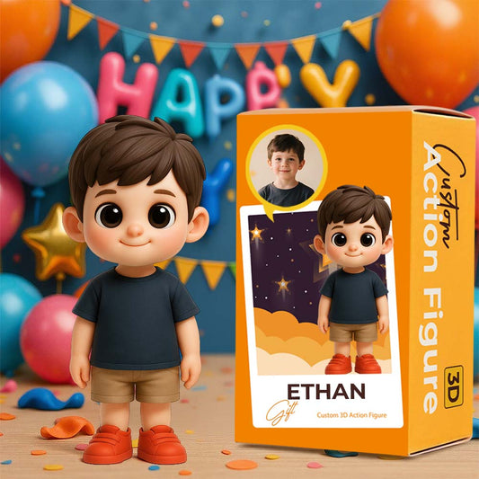 Custom 3D Action Figure From Your Photo Personalized Toy Figure Custom Action Figure Gifts For Birthday