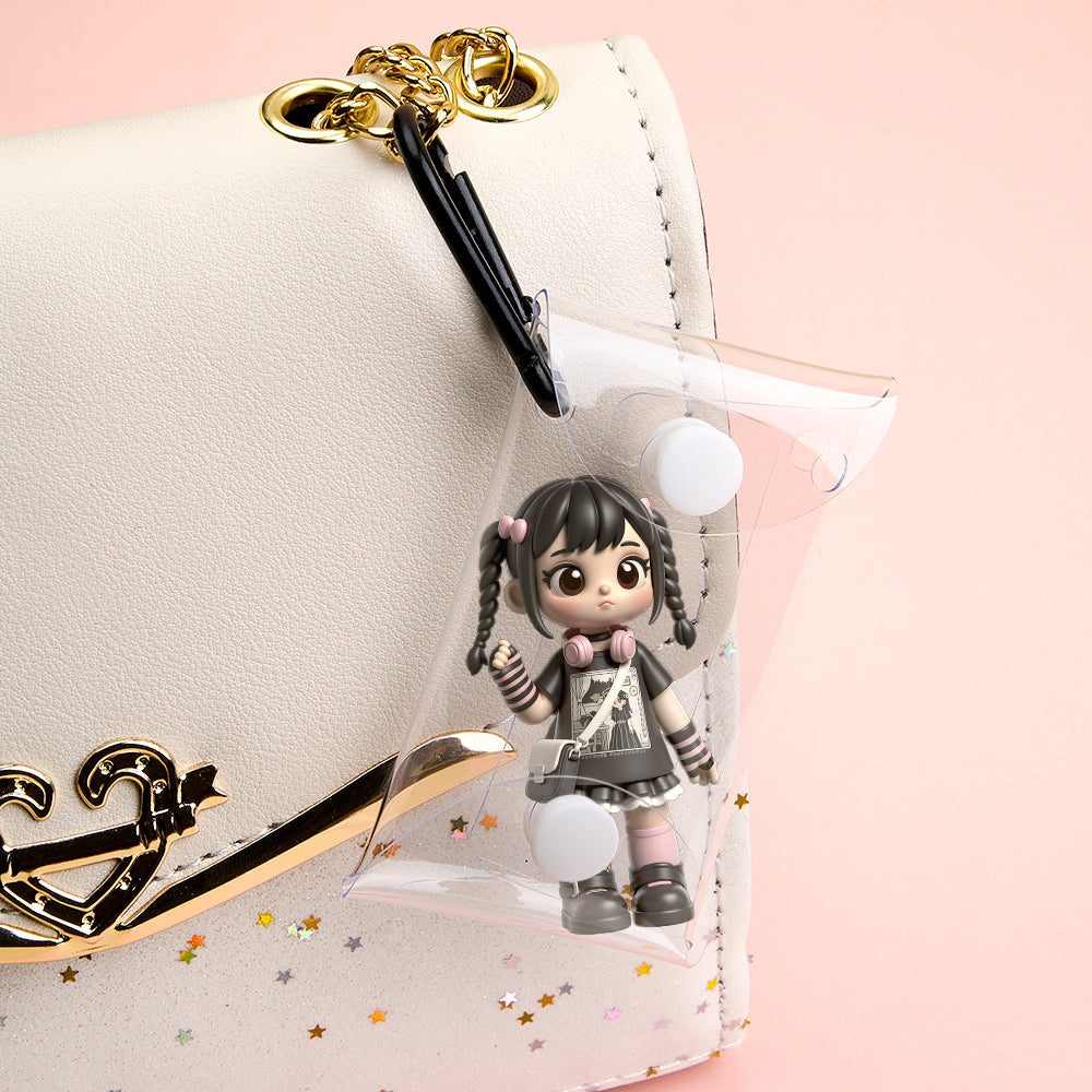 Create Your Own 3D Character Bag Charm Unique Custom Gift Made from a Real Photo