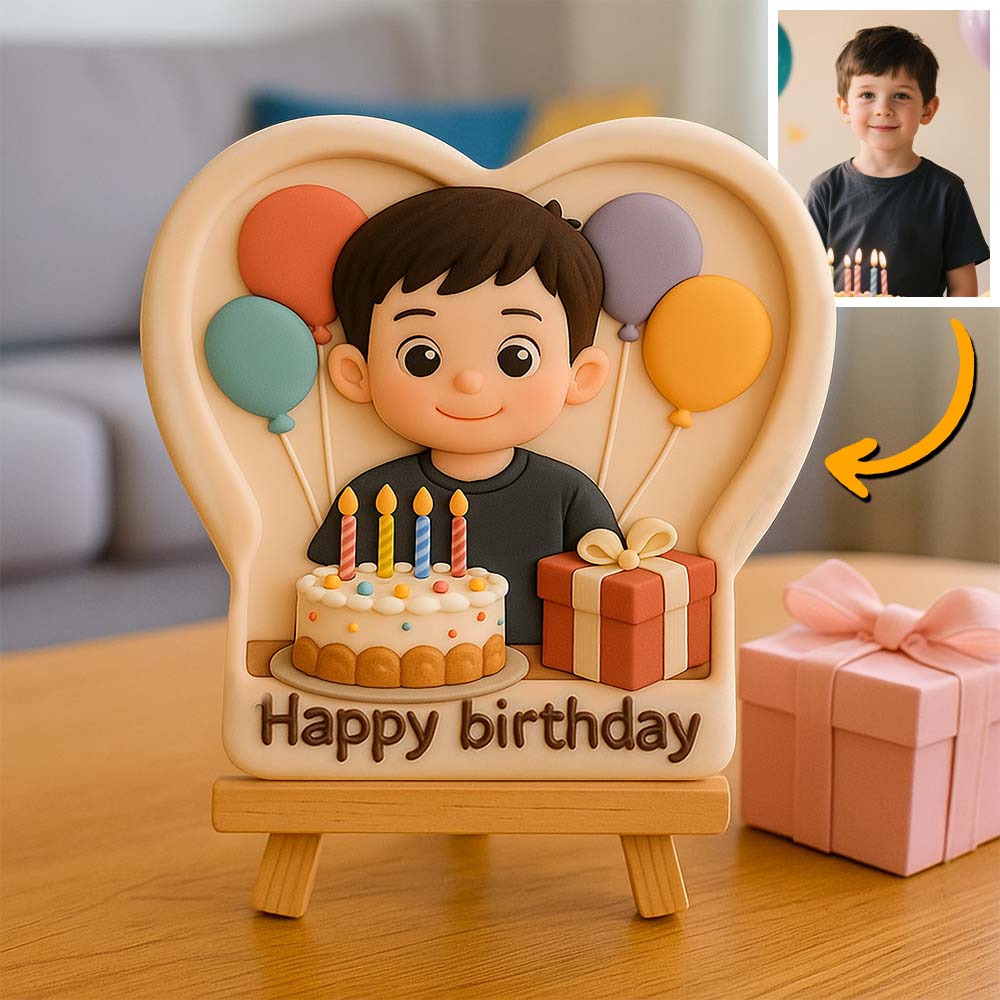 Custom Figurine 3D Printed Personalized Birthday Gift Photo Decoration For Celebration