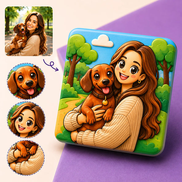 Personalized Travel Souvenir Pin - Custom 3D Relief Badge