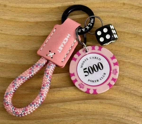 Luckystrike Weave Bag Charm - Trendy Handmade Durable Keychain