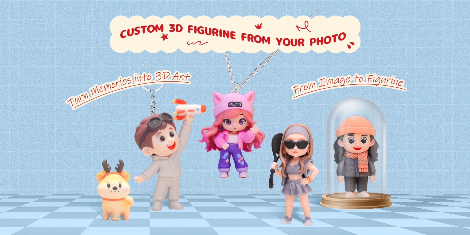 Custom 3D Figurine From Your Photo