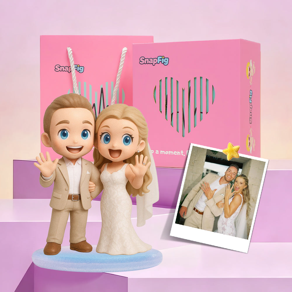 Custom Couple Action Figures - Unique Anniversary & Valentine Gift