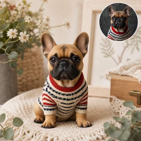 Custom 3D Pet Figurine – Memorial Gift for Lost Pet