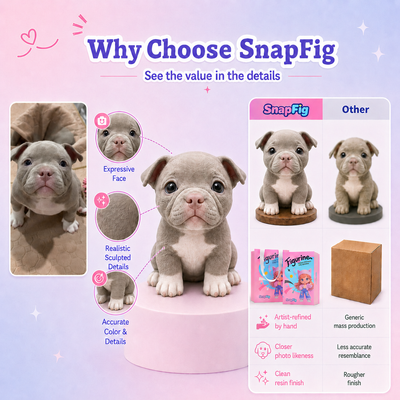 Custom 3D Pet Figurine - From Your Photo
