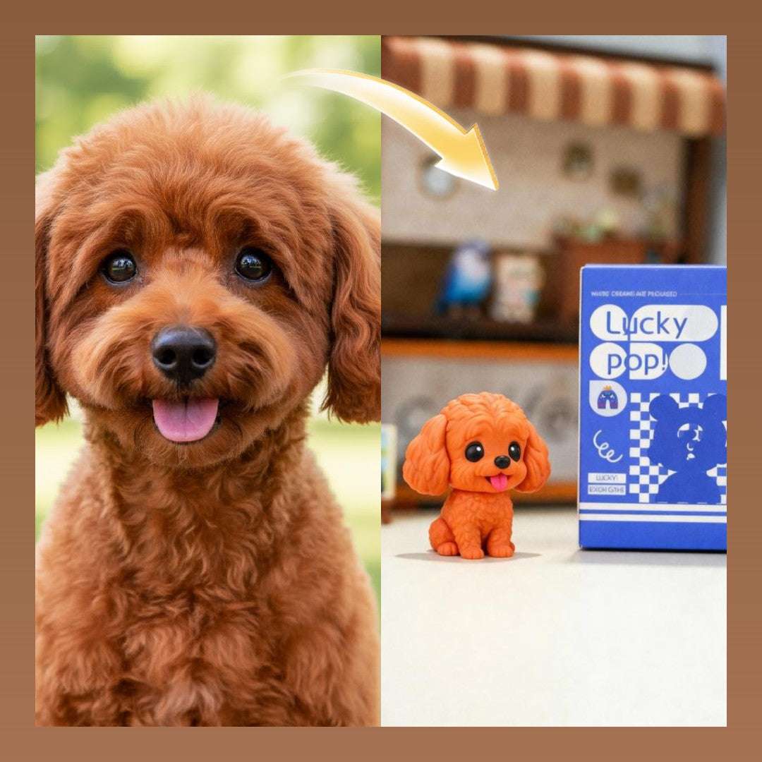 Custom 3D Pet Figurine - From Your Photo