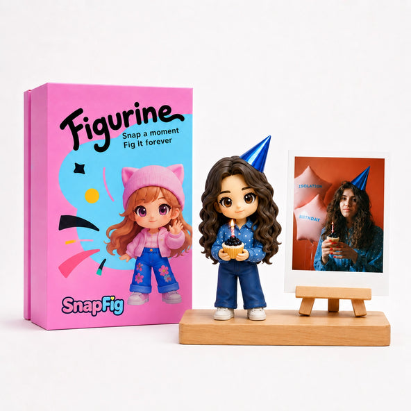 Personalisierter 3D-Figuren-Schlüsselanhänger in Geschenkbox – Einzigartiges Geburtstagsgeschenk
