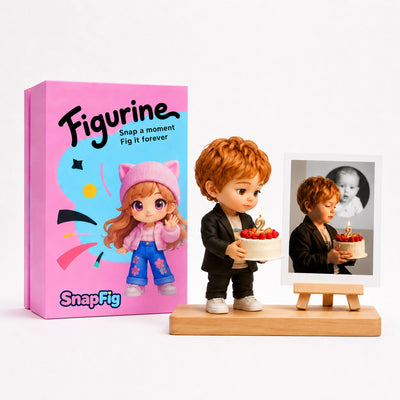 Personalisierter 3D-Figuren-Schlüsselanhänger in Geschenkbox – Einzigartiges Geburtstagsgeschenk