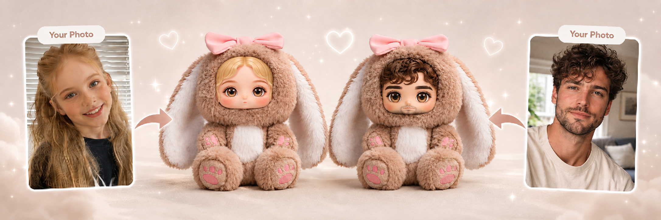 Turn Any Photo Into a <strong>One-of-a-Kind Plush</strong>