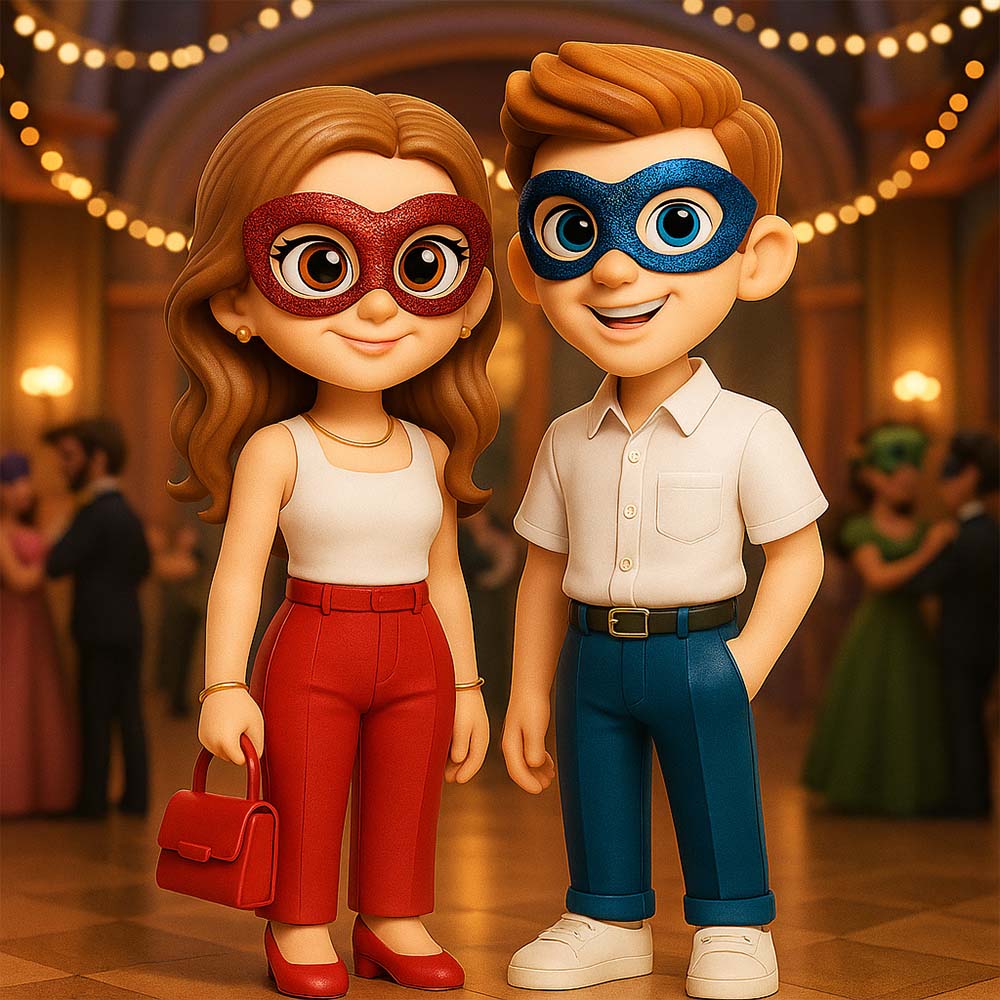 Custom 3D Figurine Prom Party Personalized 3D Blind Box Keepsake Toy Gift Remember the Moment