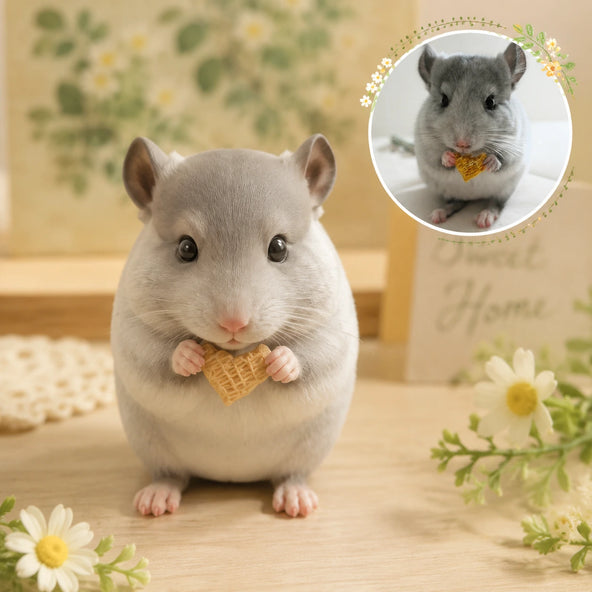 Personalized 3D Animal Sculpture – Memorial Gift for Pet Loss