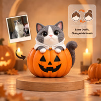 Pumpkin Basket Ghost