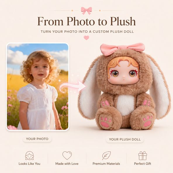 Turn Your Photo into a Cute Custom Plushie Charm