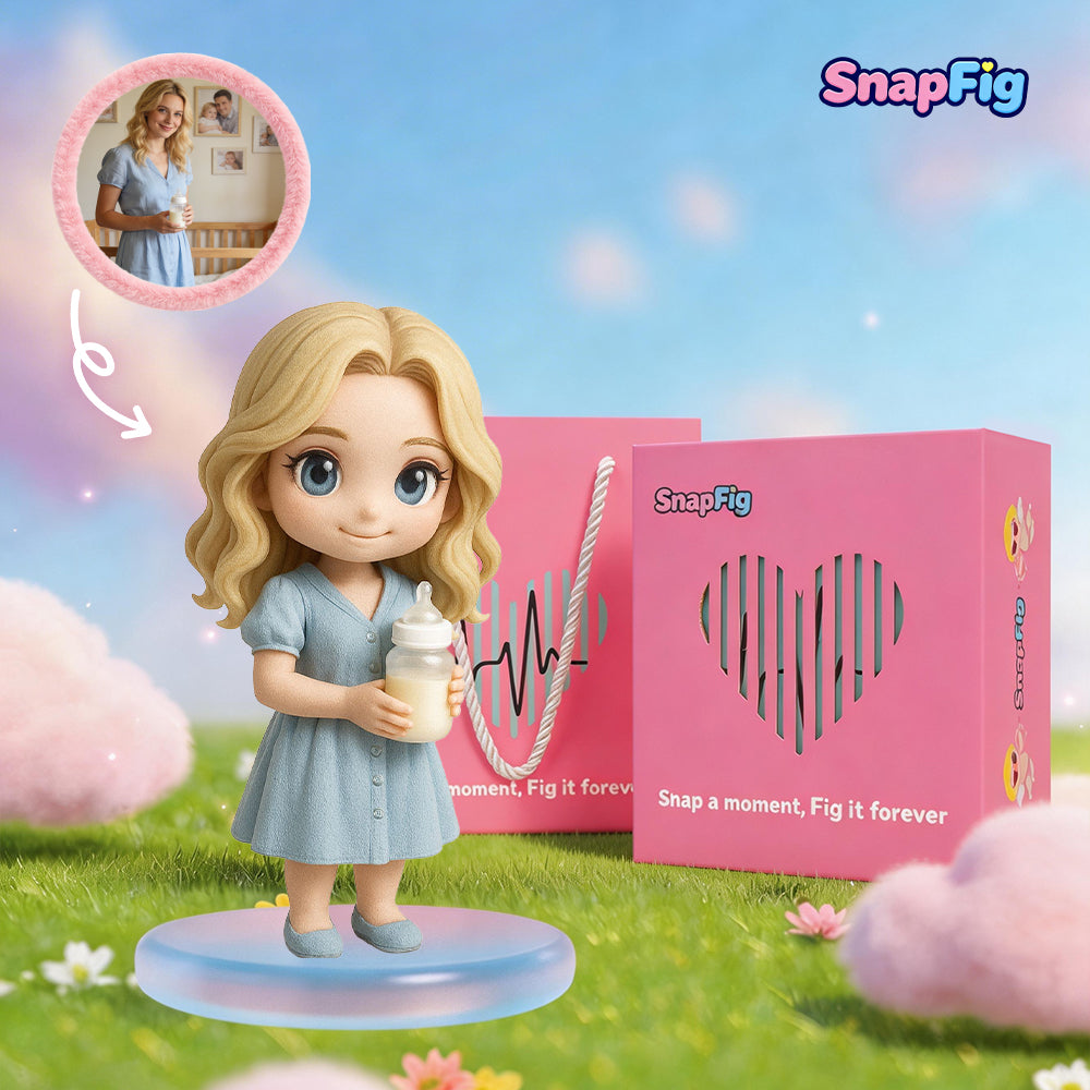 Close up of a heartfelt custom text inscription engraved on a 3D figurine wooden base